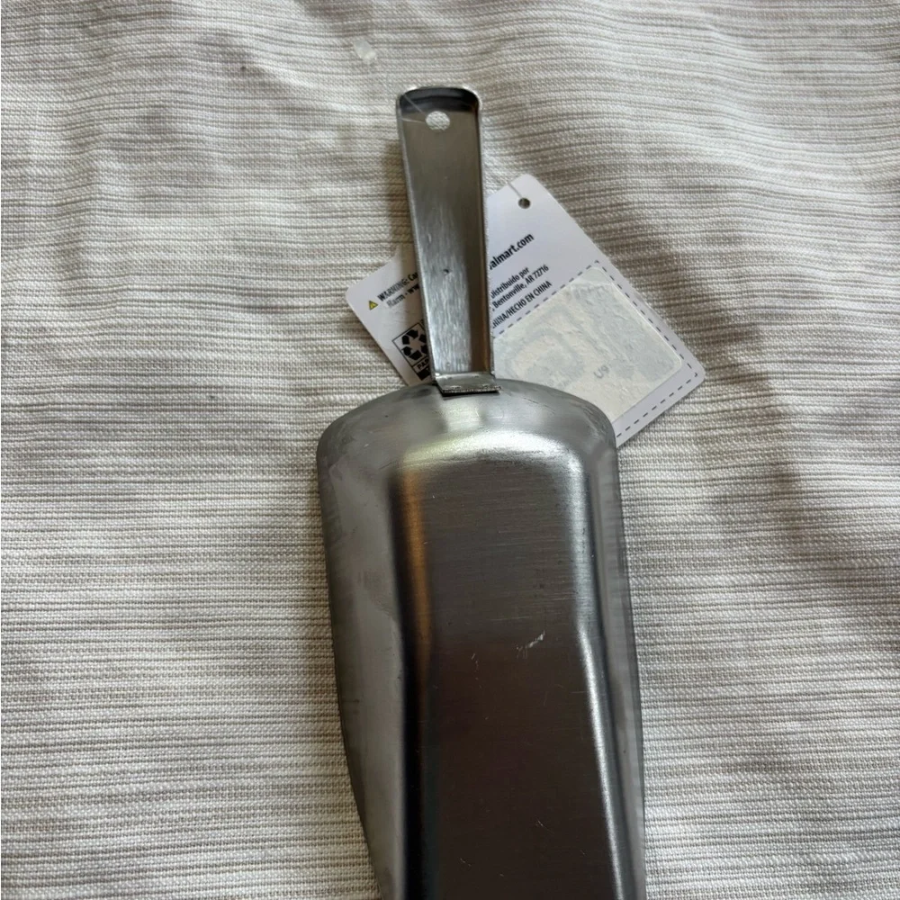New Stainless steel ice scoop mainstays scoop with handle